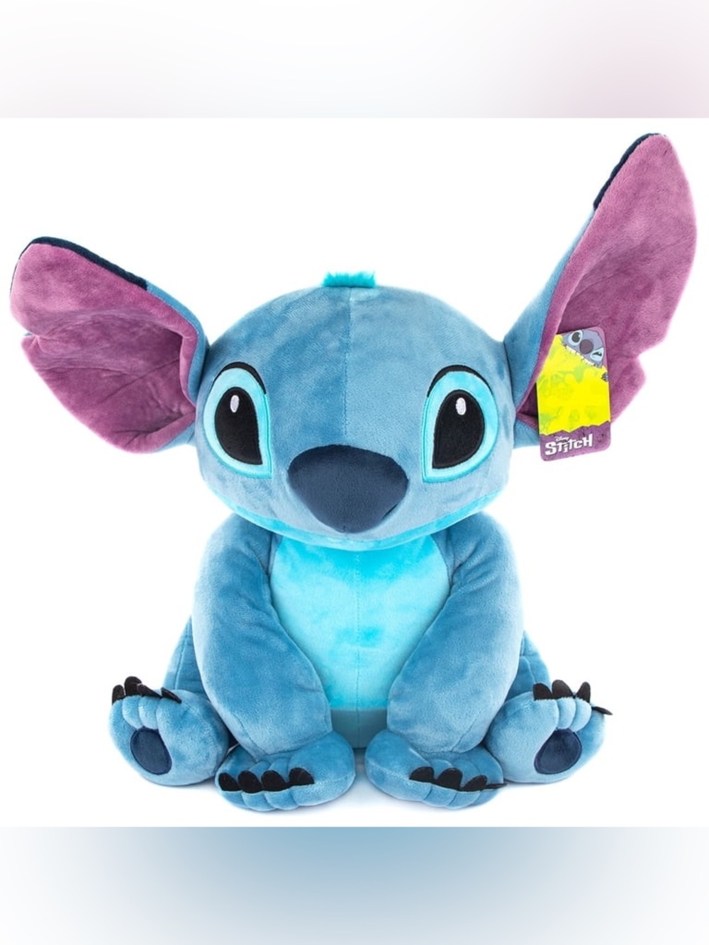 Disney Stitch Plush - Light Blue & Purple Ear Lining